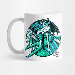 Ocean no need mask Mug